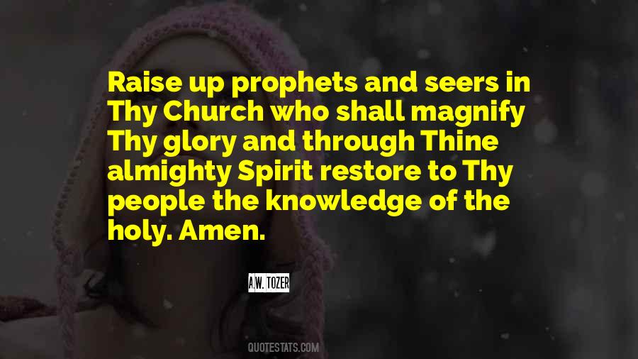 Quotes About Prophets #1378623