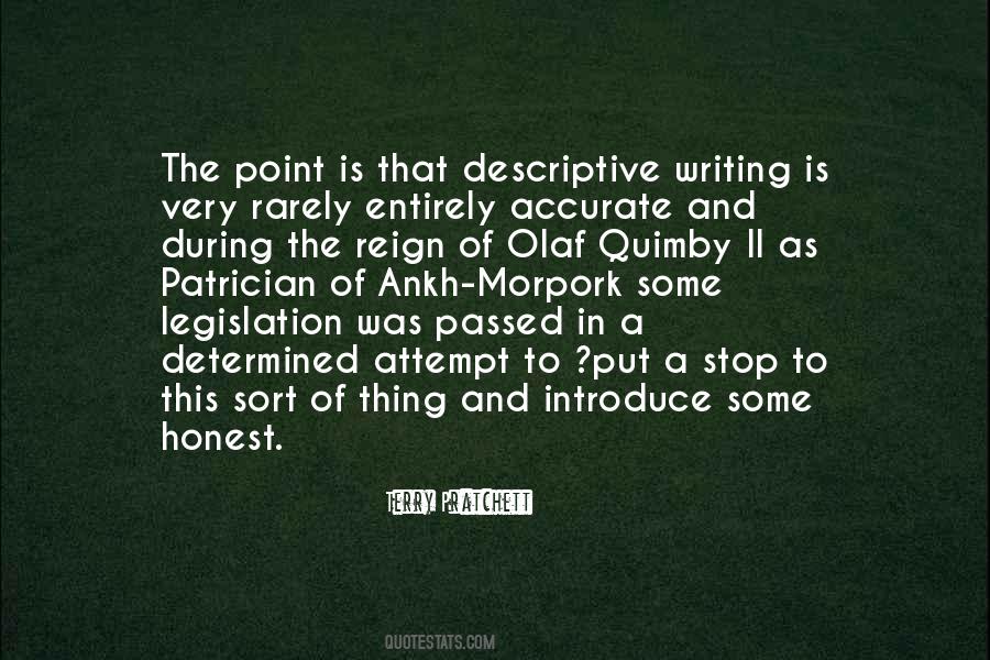 Quotes About Descriptive Writing #880762