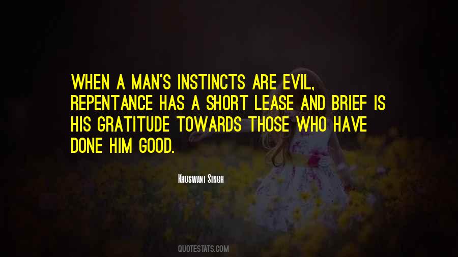 Quotes About Good Instincts #1392147