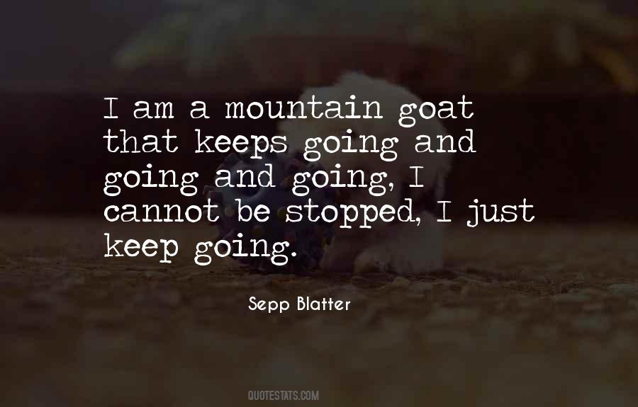 Quotes About Mountain Goats #1566056
