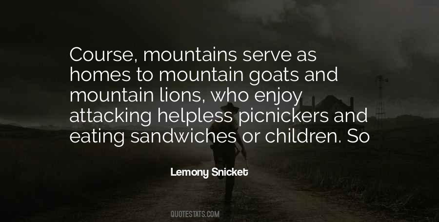 Quotes About Mountain Goats #709736