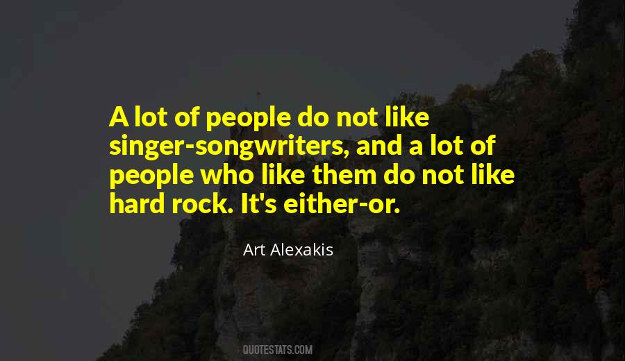Quotes About Hard Rock #1092898