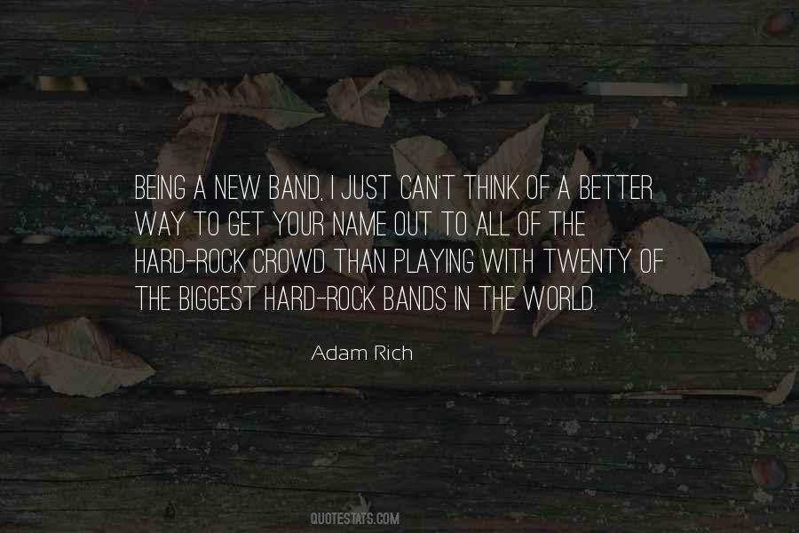 Quotes About Hard Rock #1244423