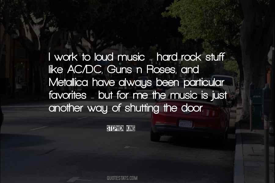 Quotes About Hard Rock #287803