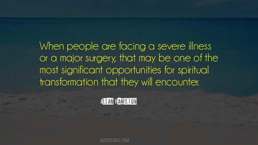 Quotes About Severe Illness #1089539