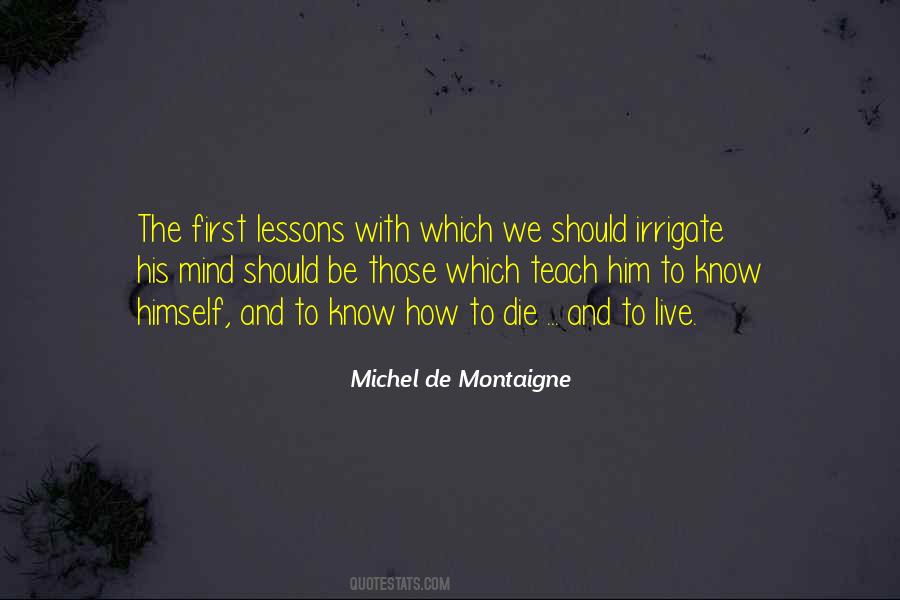 Quotes About Montaigne #32402