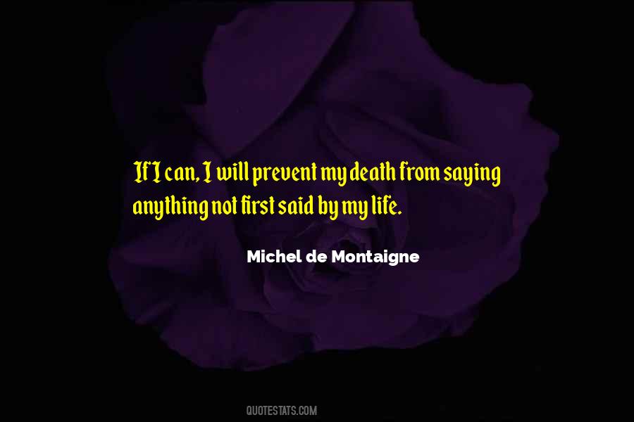 Quotes About Montaigne #87578