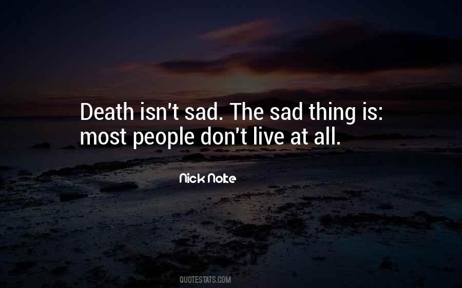 Death Sad Quotes #461091