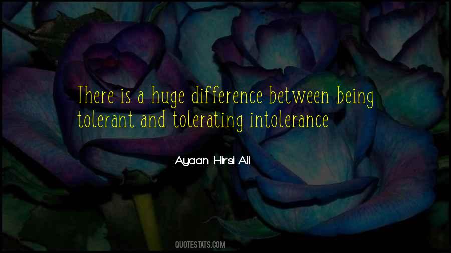 Quotes About Tolerating Intolerance #698224