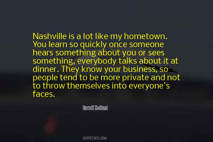 Quotes About My Hometown #903670
