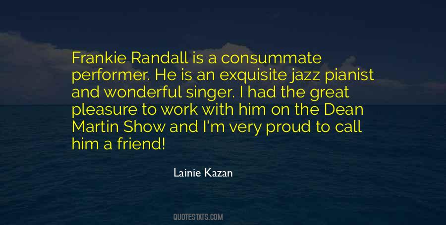 Quotes About Jazz Singers #1581804