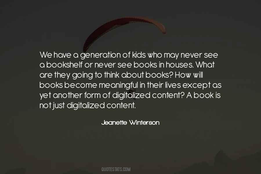 Quotes About A Generation #994643