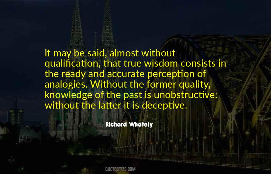 Quotes About Perception And Knowledge #350341