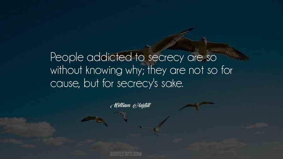 Quotes About Secrecy #1350774