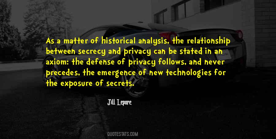 Quotes About Secrecy #1712047
