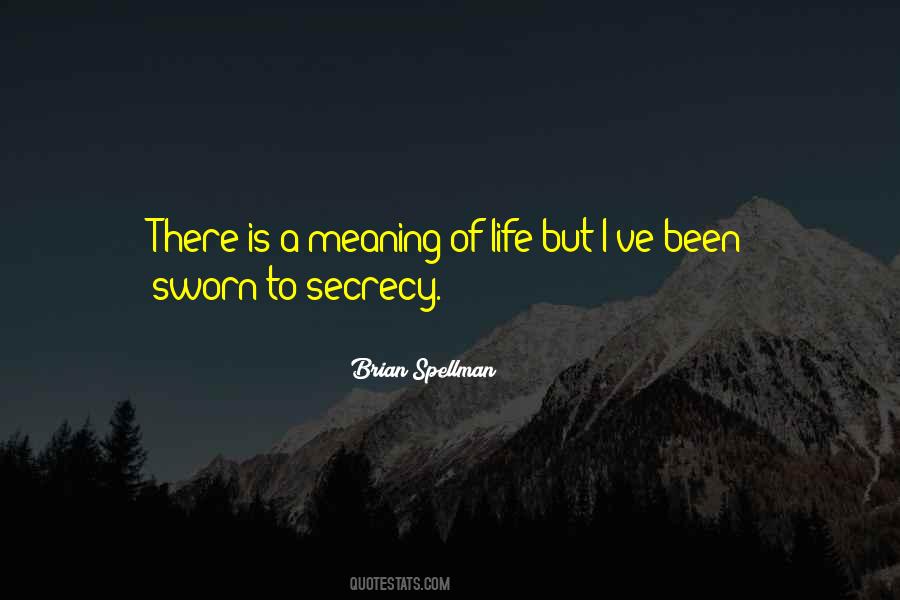 Quotes About Secrecy #955587