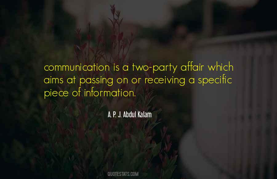 Quotes About Two Way Communication #611763