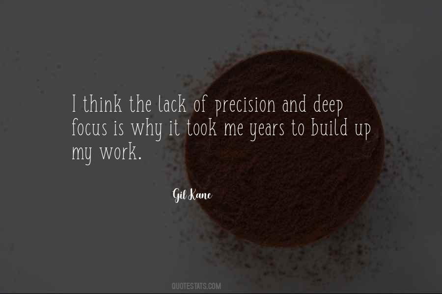 Quotes About Precision #1042936