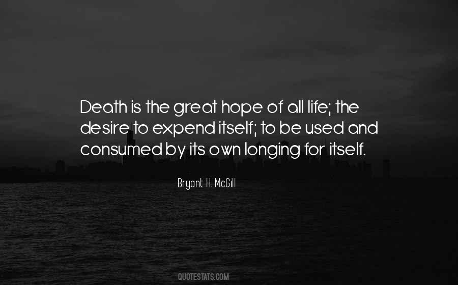 Quotes About Longing For Death #49866