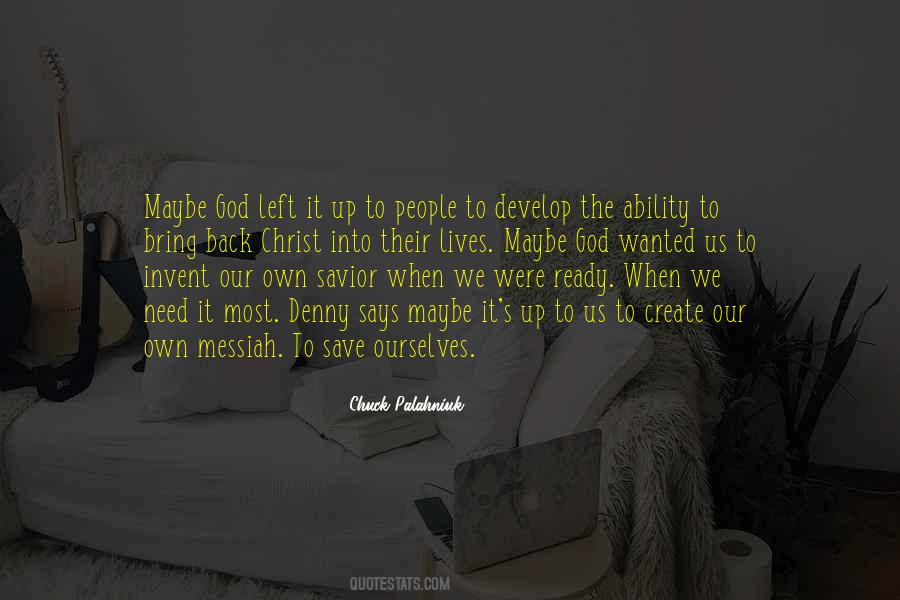 Quotes About God Ability #342920