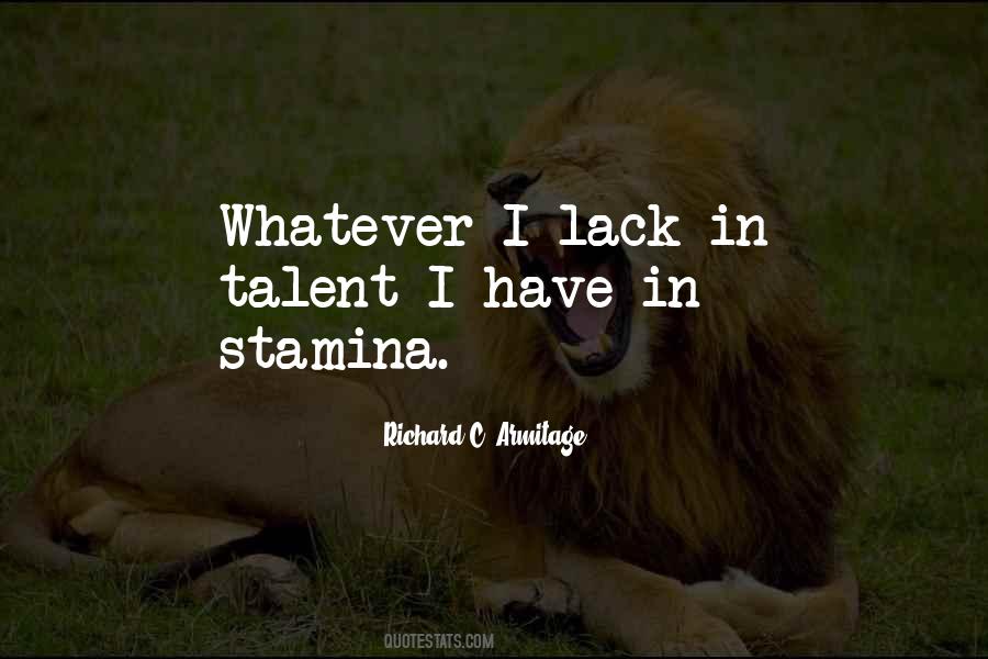Quotes About Stamina #565921