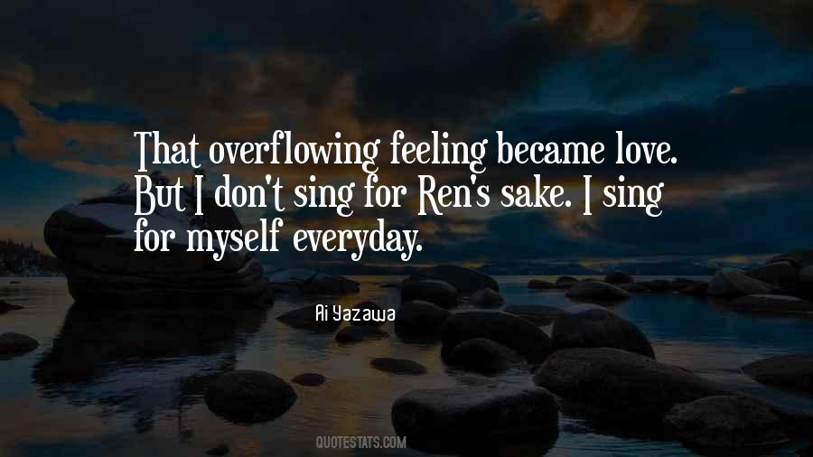 Quotes About Overflowing #246816
