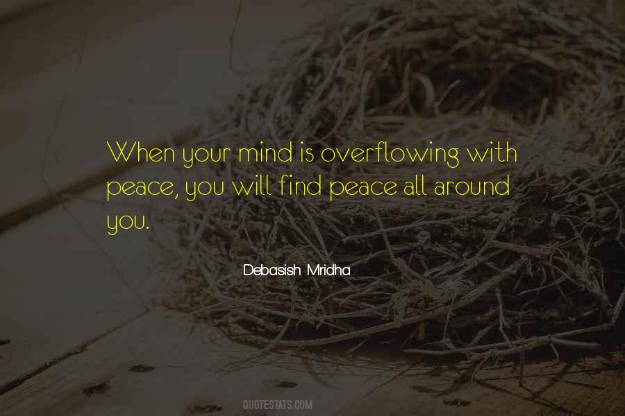 Quotes About Overflowing #441137