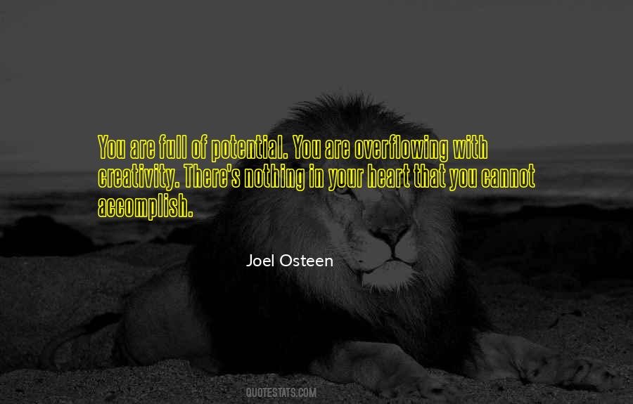 Quotes About Overflowing #64135
