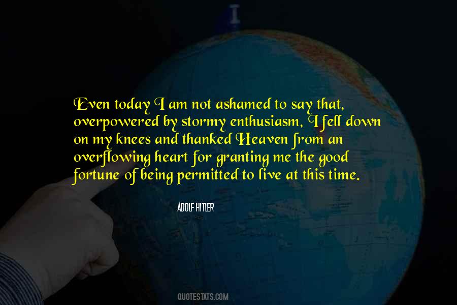 Quotes About Overflowing #865187