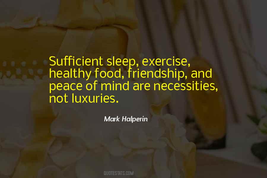 Quotes About Sleep And Food #1118095