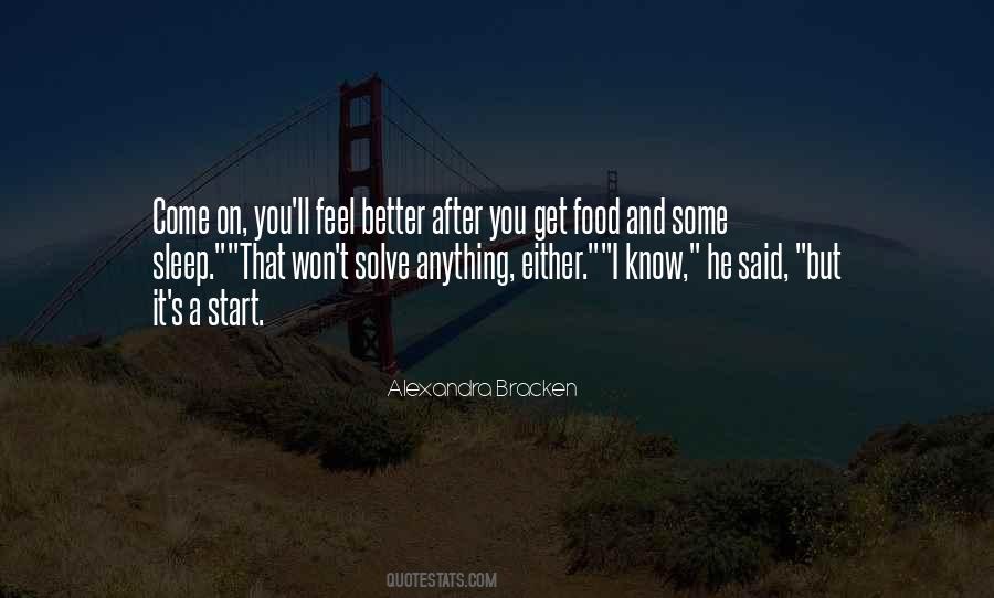 Quotes About Sleep And Food #163698