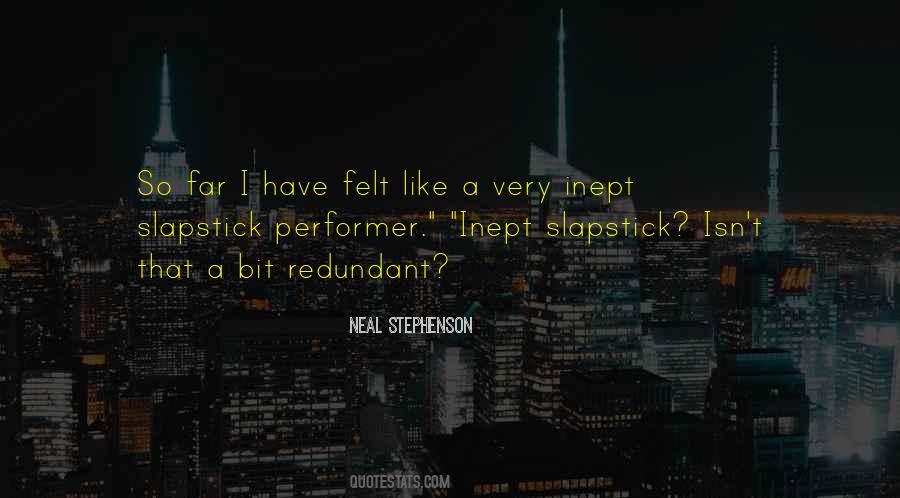 Quotes About Slapstick #862784