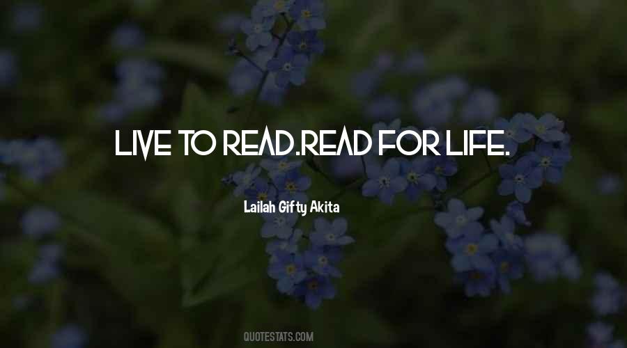 Quotes About Reading For Life #276233