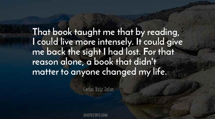 Quotes About Reading For Life #648117