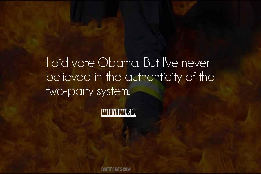 Quotes About A Two Party System #864832