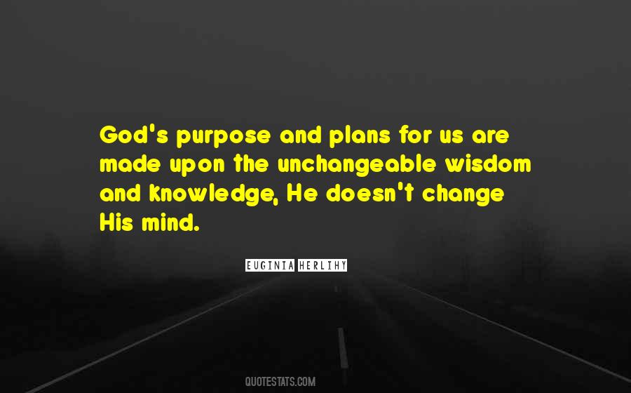 God S Plans Quotes #1264967