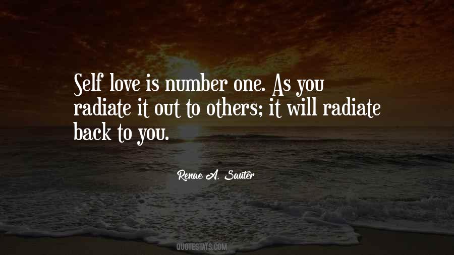 Quotes About Radiate Love #1022264