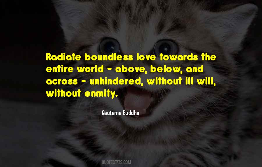 Quotes About Radiate Love #1344429