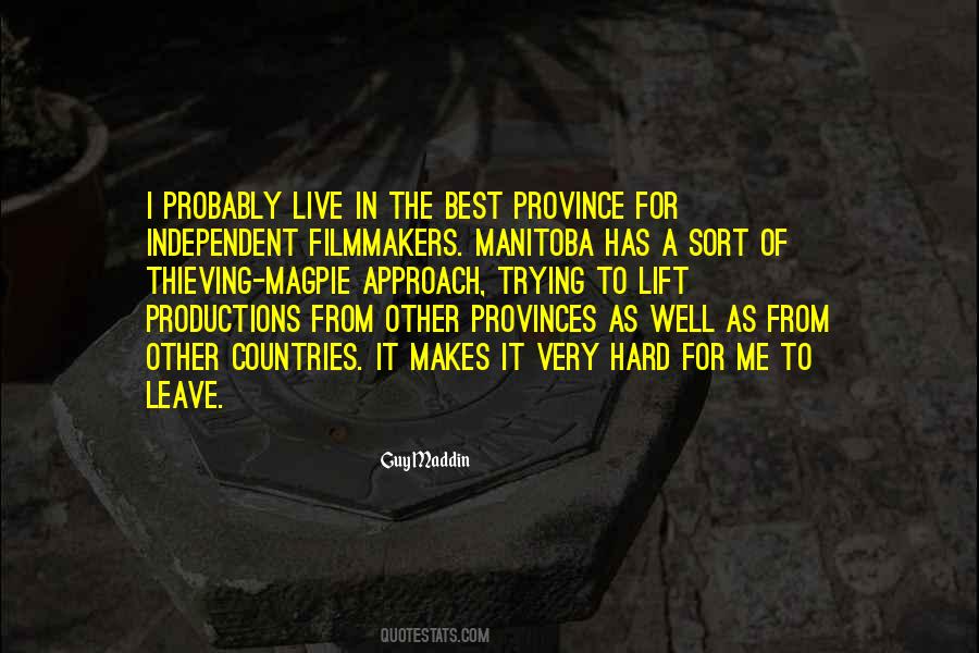 Quotes About Provinces #1347845