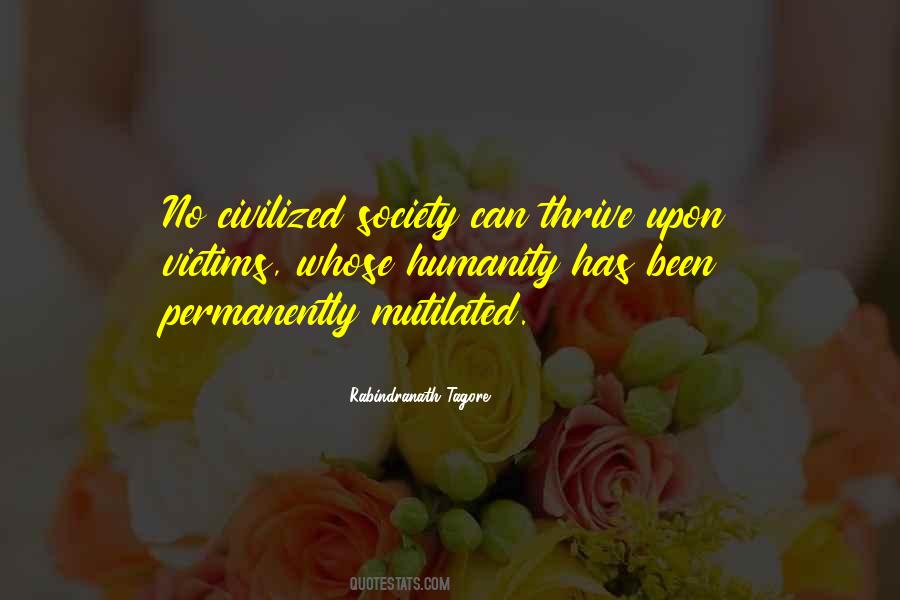 Quotes About Civilized Society #1019857