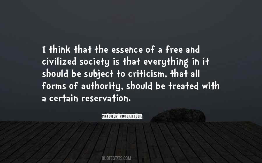 Quotes About Civilized Society #127694