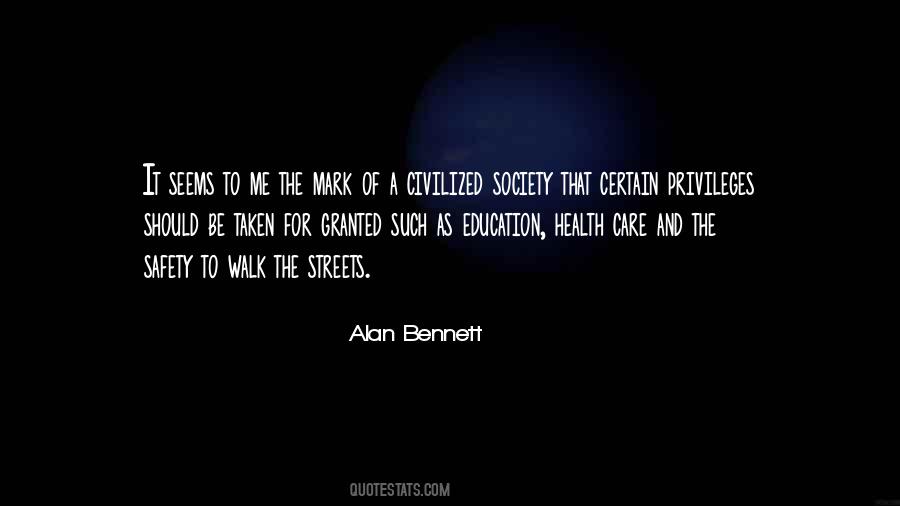 Quotes About Civilized Society #1338244