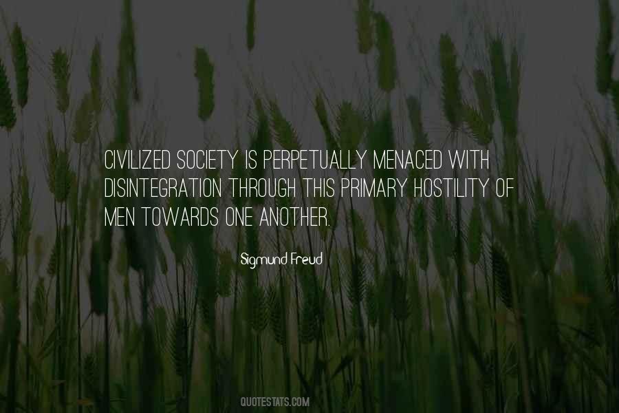 Quotes About Civilized Society #322182
