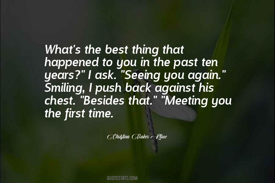 Quotes About Meeting Again #150345