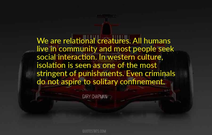 Quotes About Solitary Confinement #1792711