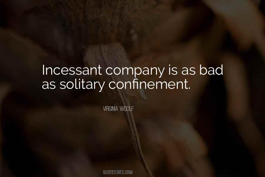 Quotes About Solitary Confinement #181128