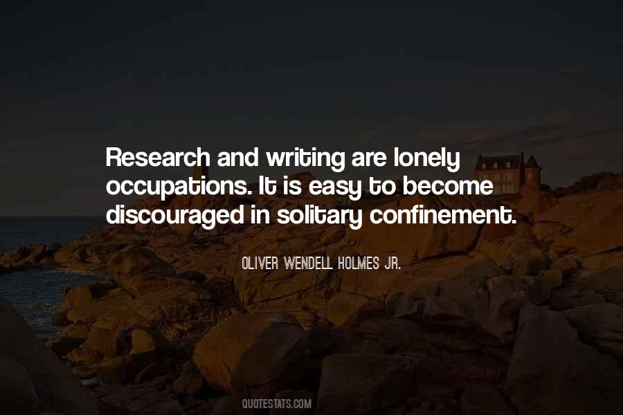 Quotes About Solitary Confinement #903000