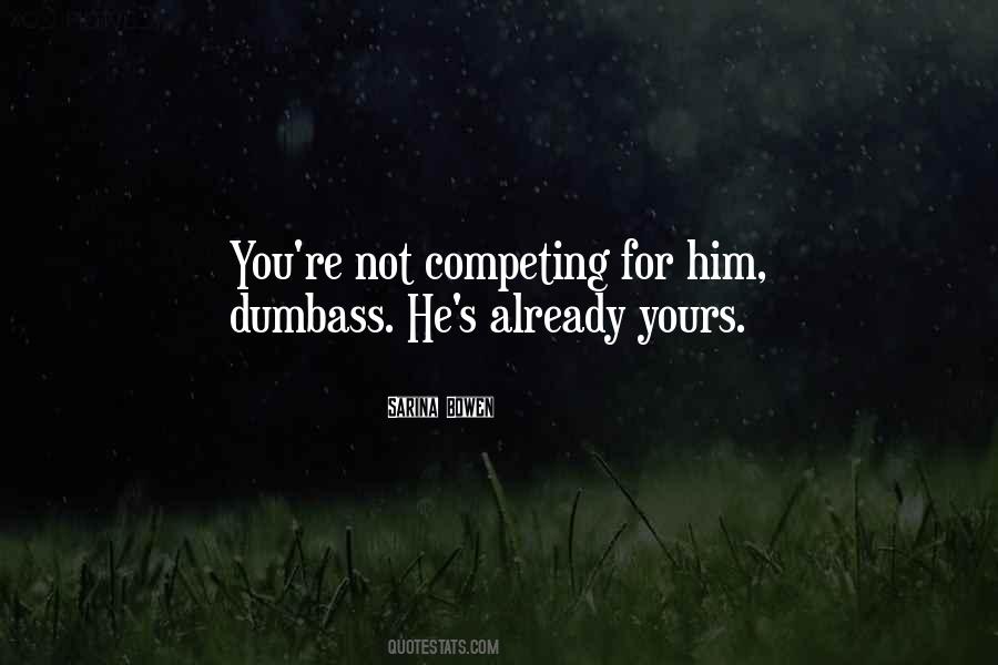 Quotes About Not Competing #1354120