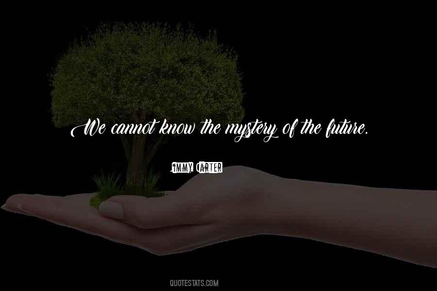 Quotes About The Mystery Of The Future #761971