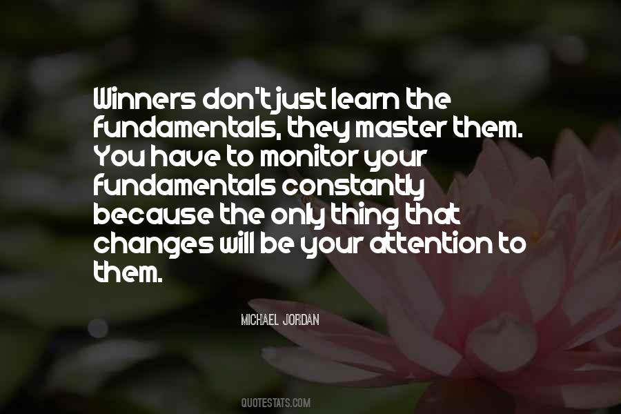 Learn The Fundamentals Quotes #1044866